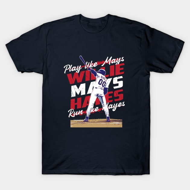 Willie Mays Hayes tee T-Shirt by goderslim